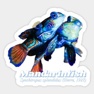 Mandarinfish lovers Sticker